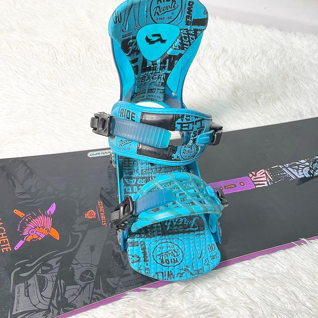 【良品】RIDE MACHETE スノーボード 152cm ビンディング　L
