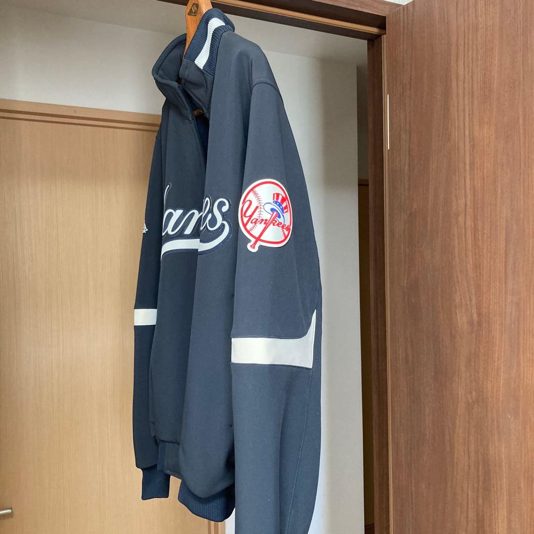 Yankees Majestic ジャケット ネイビー