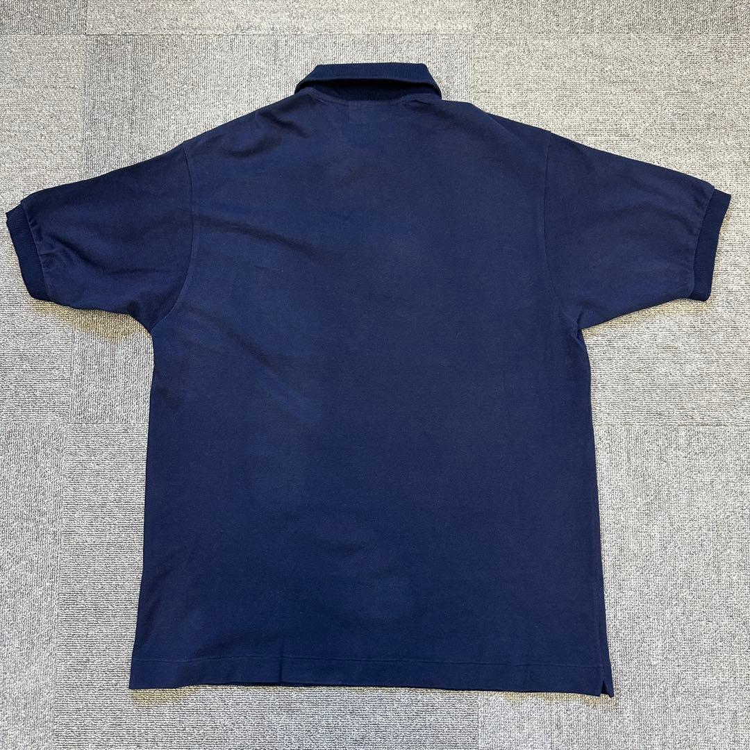 【超美品】ラコステ アウトドアジップポケット半袖ポロシャツ XL