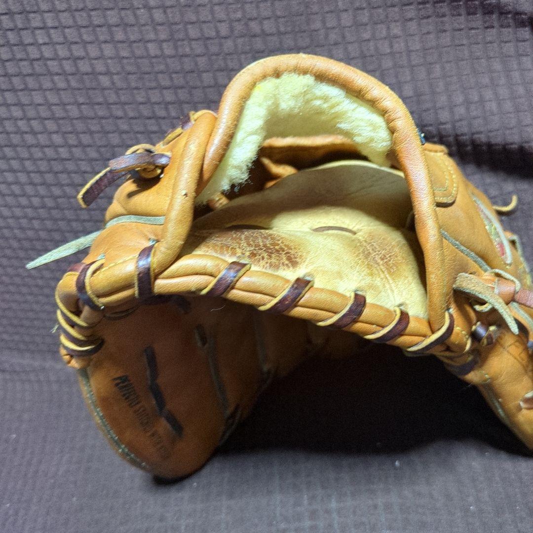 オールドMizuno ゴールデンカップ硬式グローブ 右投げ ブラウン