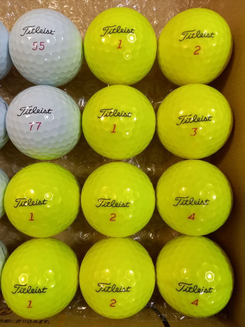 美品タイトリスト 2023年 PRO V1X ロストボール24球