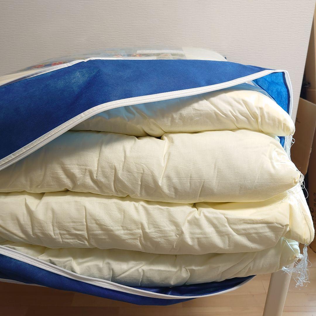 akmoto naoki 手作り和掛けふとん シングル 詰め物4.0kg