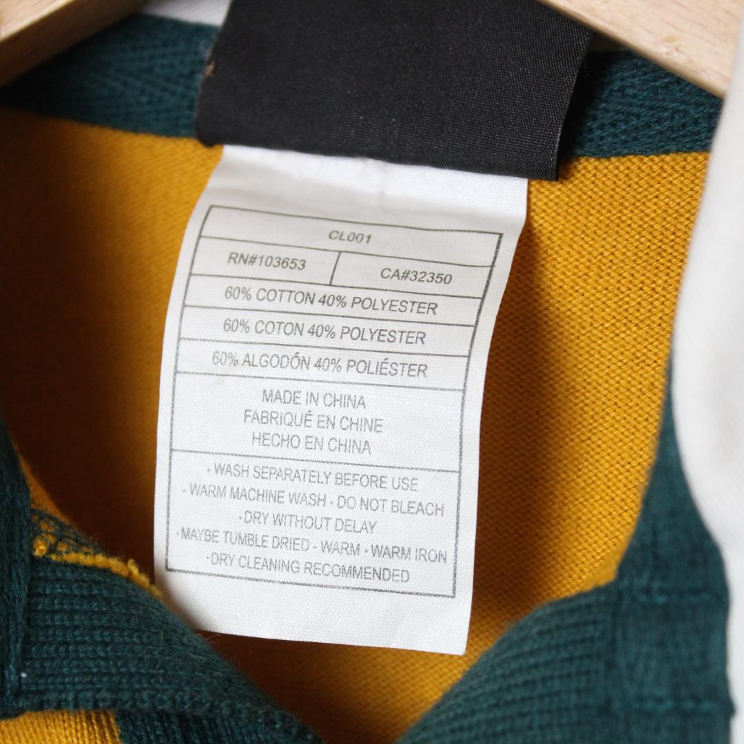【美品】カンタベリー ラガーシャツ L相当(S) wallabies 2003