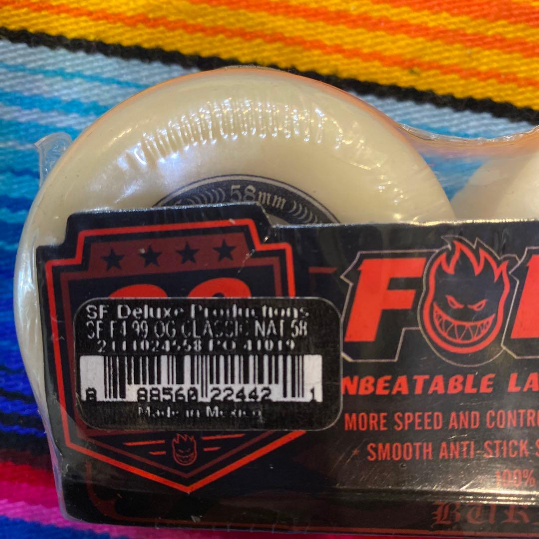 スピットファイア　ウィール　フォーマル4 オージィクラシック　ナット　58ミリ