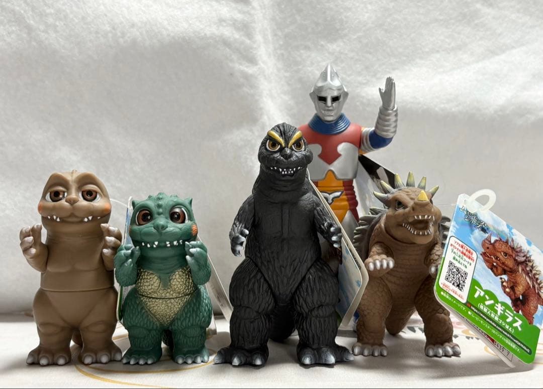 ムービーモンスターシリーズ　怪獣人形劇ゴジばん ソフビ4体セット　タグ付き