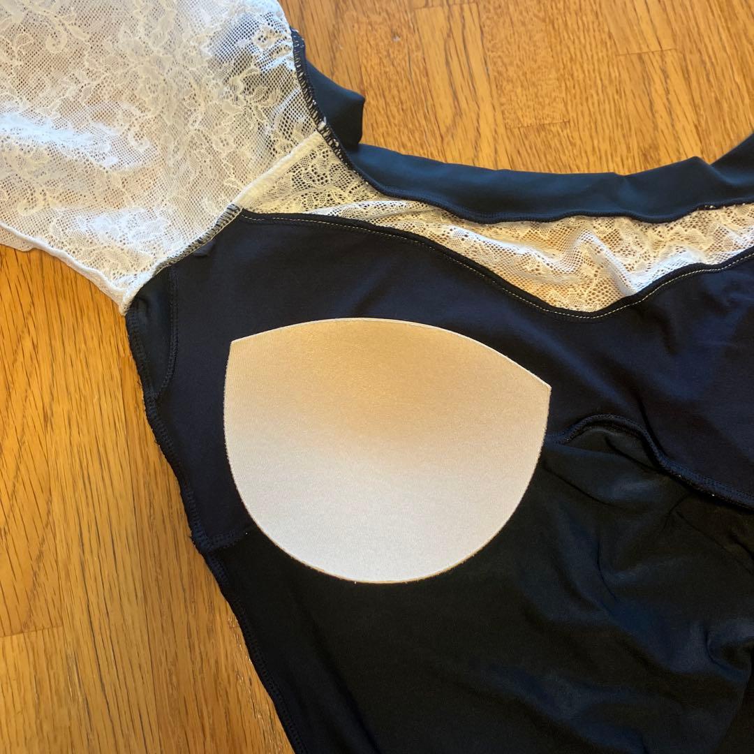 オフショルダー レース レオタード チャコット L 美品