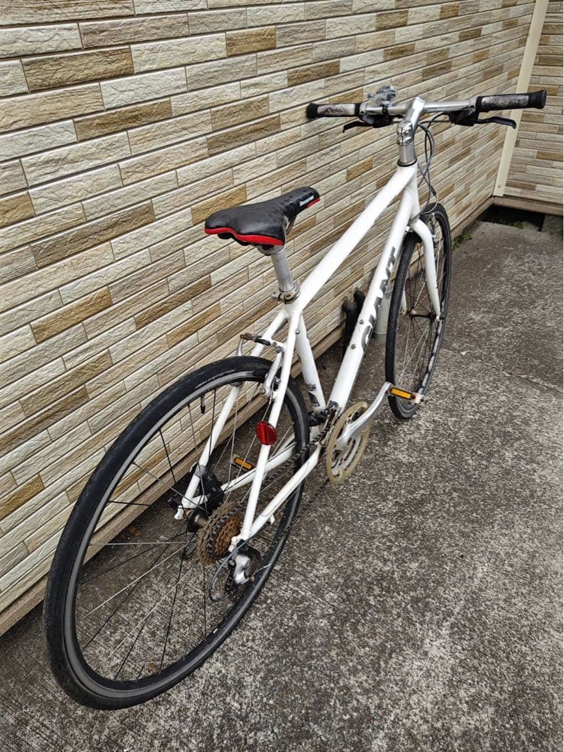 引取限定 中古 GIANTジャイアント クロスバイク 3×8段変速 470MM
