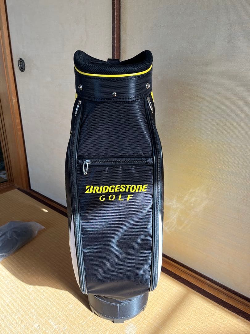 『新品・未使用』BRIDGESTONE GOLF キャディバッグ 黒/黄