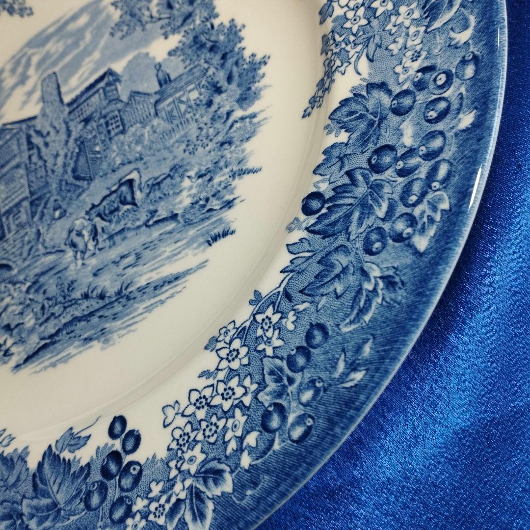 【未使用・黒壺美品】ウェッジウッド『ROMANTIC ENGLAND／プレート』