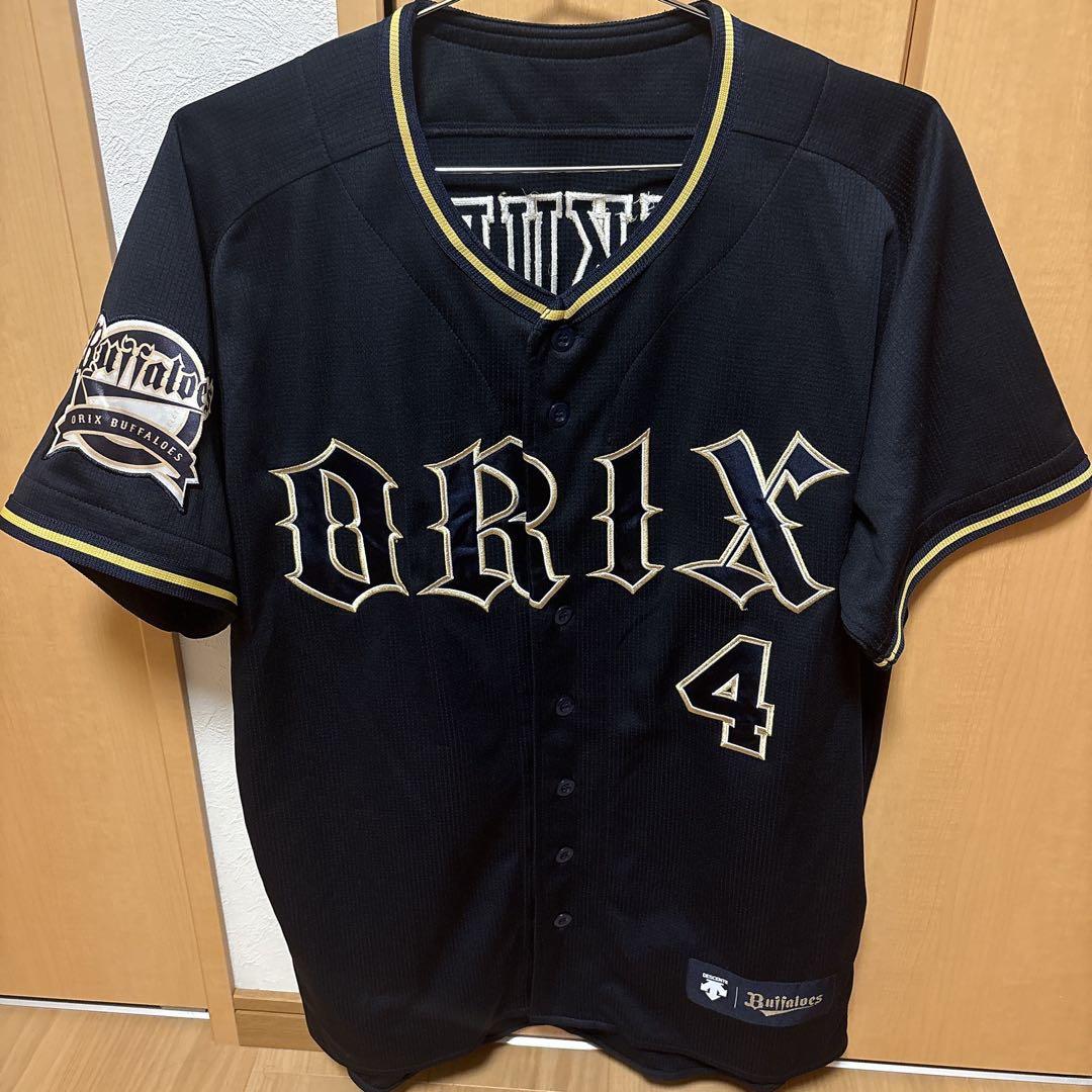 オリックスバファローズ　福田周平　ハイクオリティユニフォーム（ビジター）L