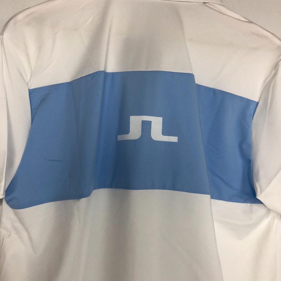 J.LINDEBERG ジェイリンドバーグ ゴルフポロシャツ メンズL 白 半袖