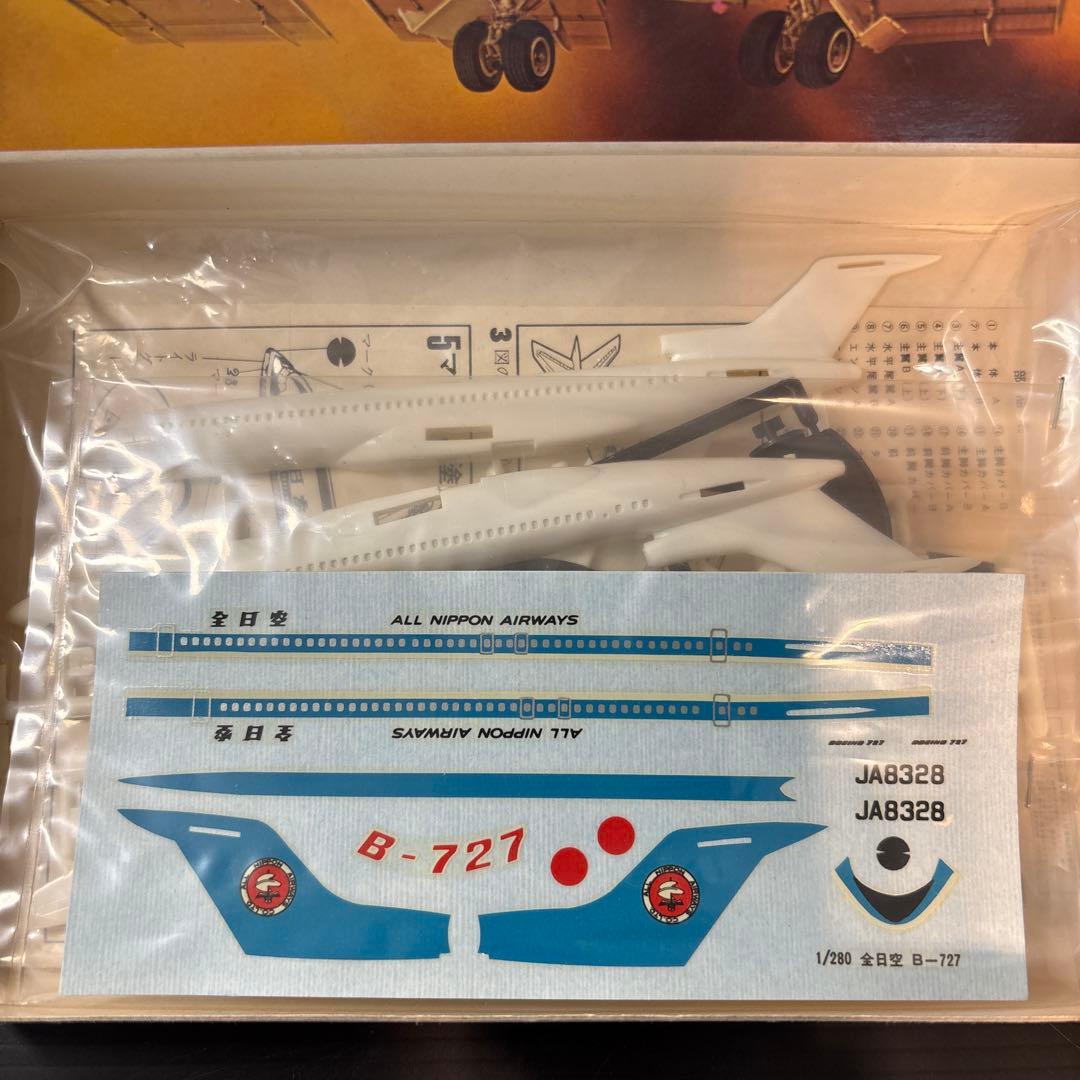 【未組立】B747 B727 DC-10 ニットー　日東　プラモデルセット