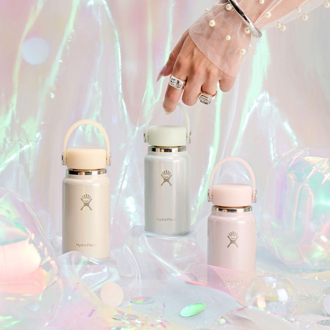 限定完売品　新品Hydro Flask 200ml glimmer pink