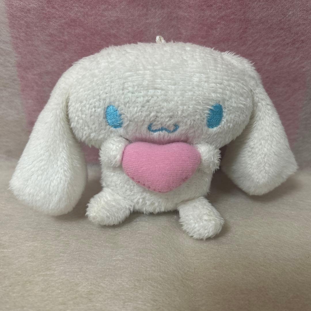 サンリオ シナモロール ぬいぐるみ キーホルダー フロッキー ①