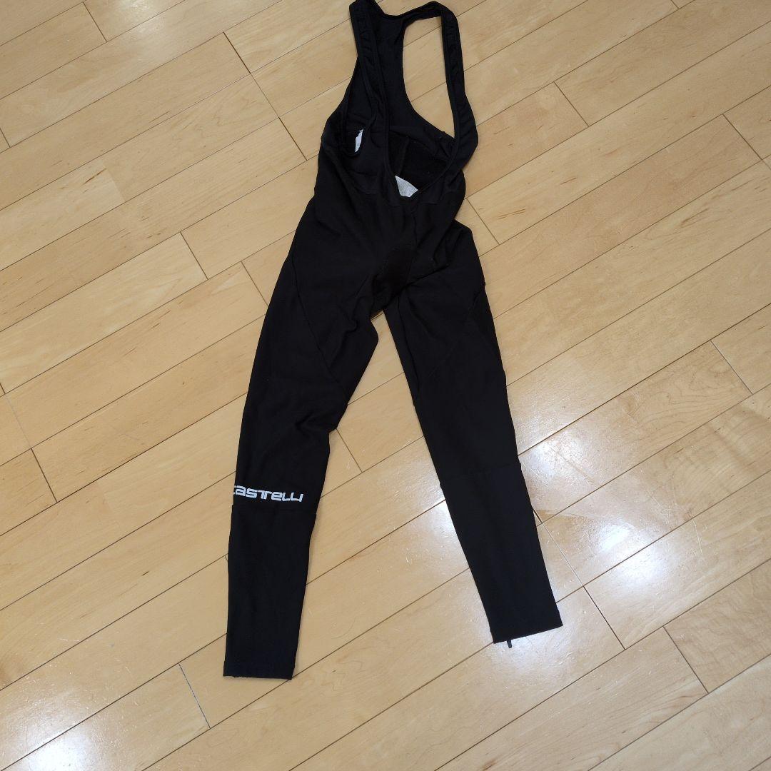 【Castelli】ENTRATA ビブタイツ L 冬用 裏起毛 6–14℃