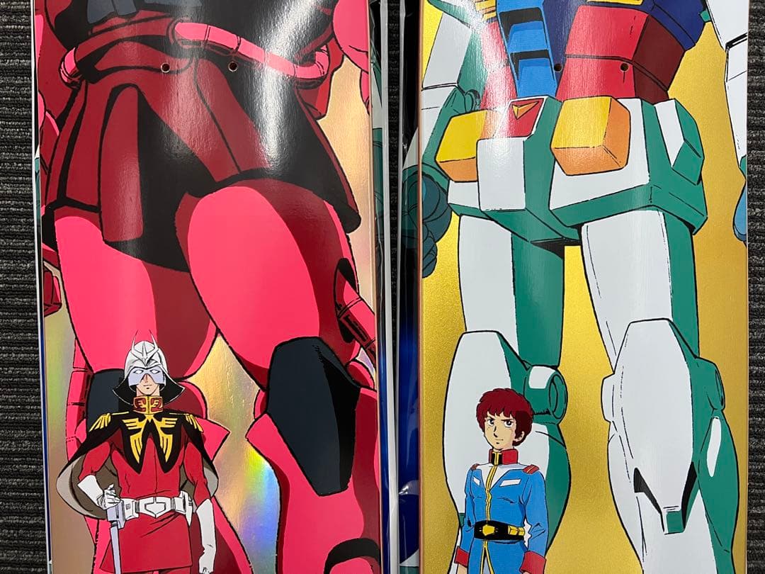 HUF x ガンダムコラボ スケートボードデッキ ガンダム シャアザク
