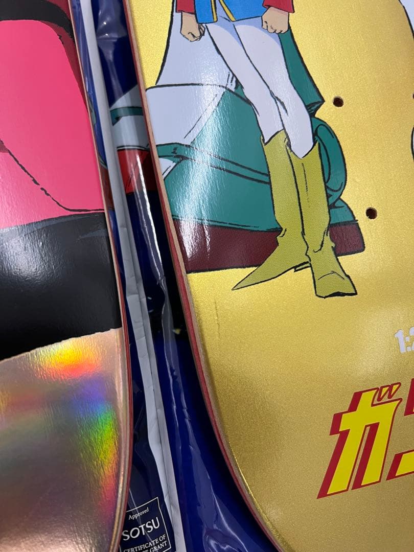 HUF x ガンダムコラボ スケートボードデッキ ガンダム シャアザク