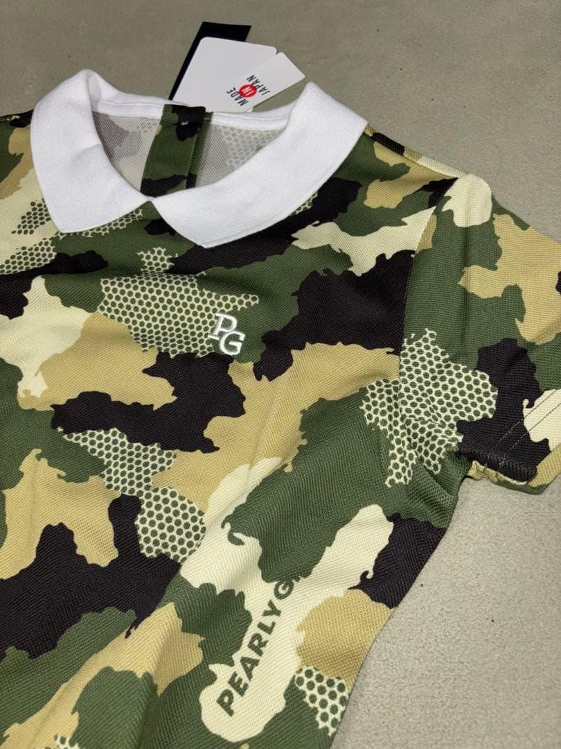 （新品）パーリーゲイツ、迷彩（カモフラ）柄シリーズ、ワンピース、サイズ0