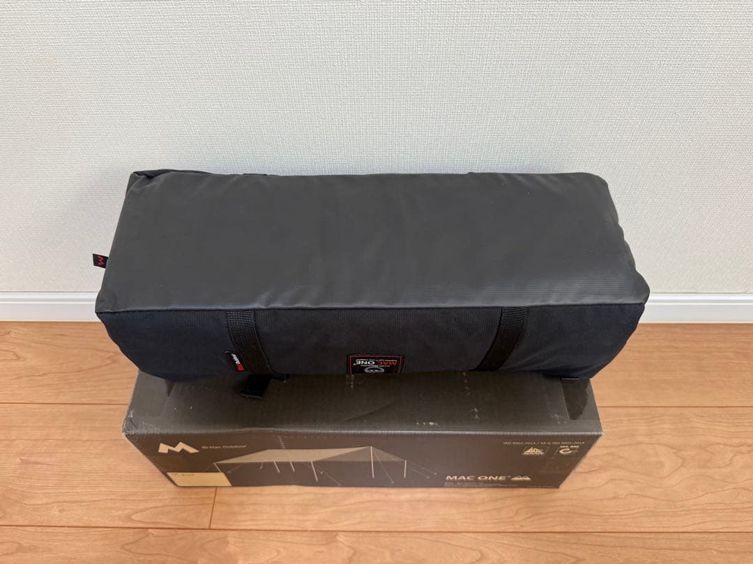 【新品未使用 希少】 MAC ONE Recta tarp L BLACK