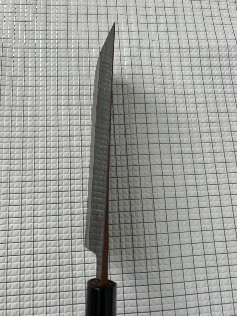 包丁 菜切包丁 菜切 安来鋼青紙２号 165mm 黒打ち チェリーシノギ柄 ①