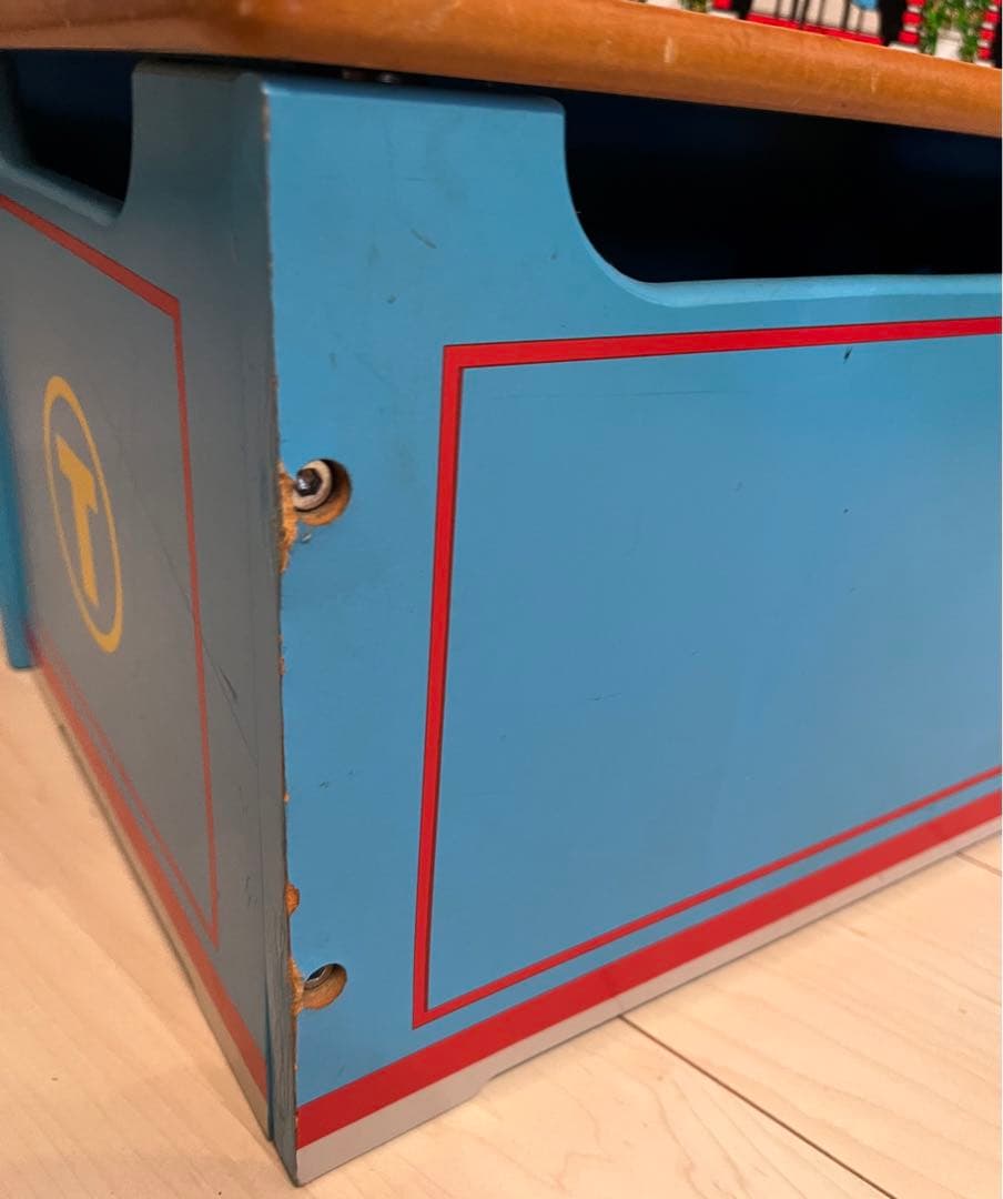 トーマス 木製 おもちゃ箱 ベンチ