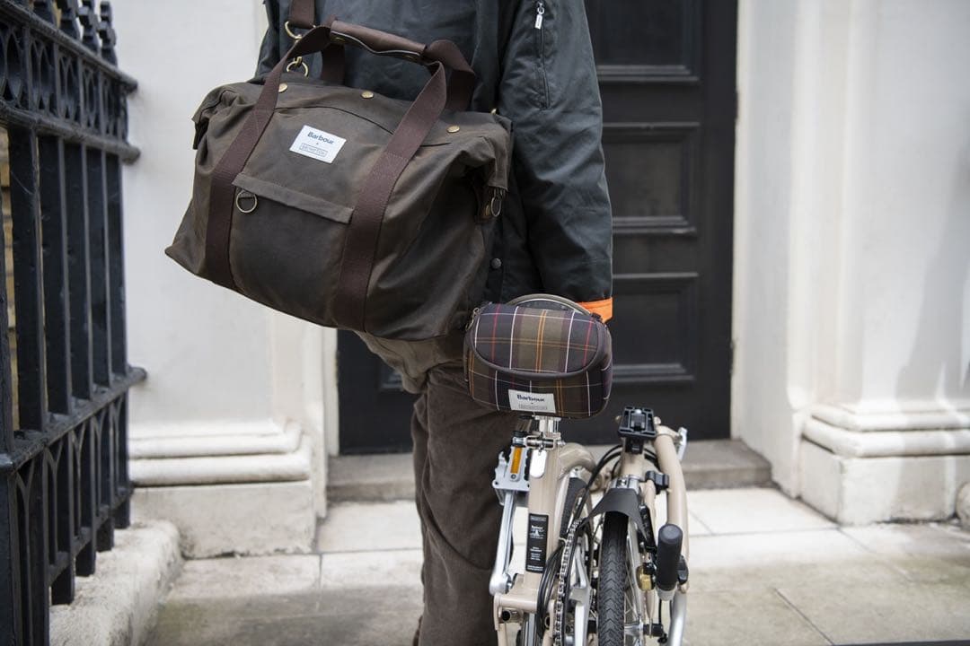 【未使用品】Brompton × Barbour Zip Pouch ポーチ
