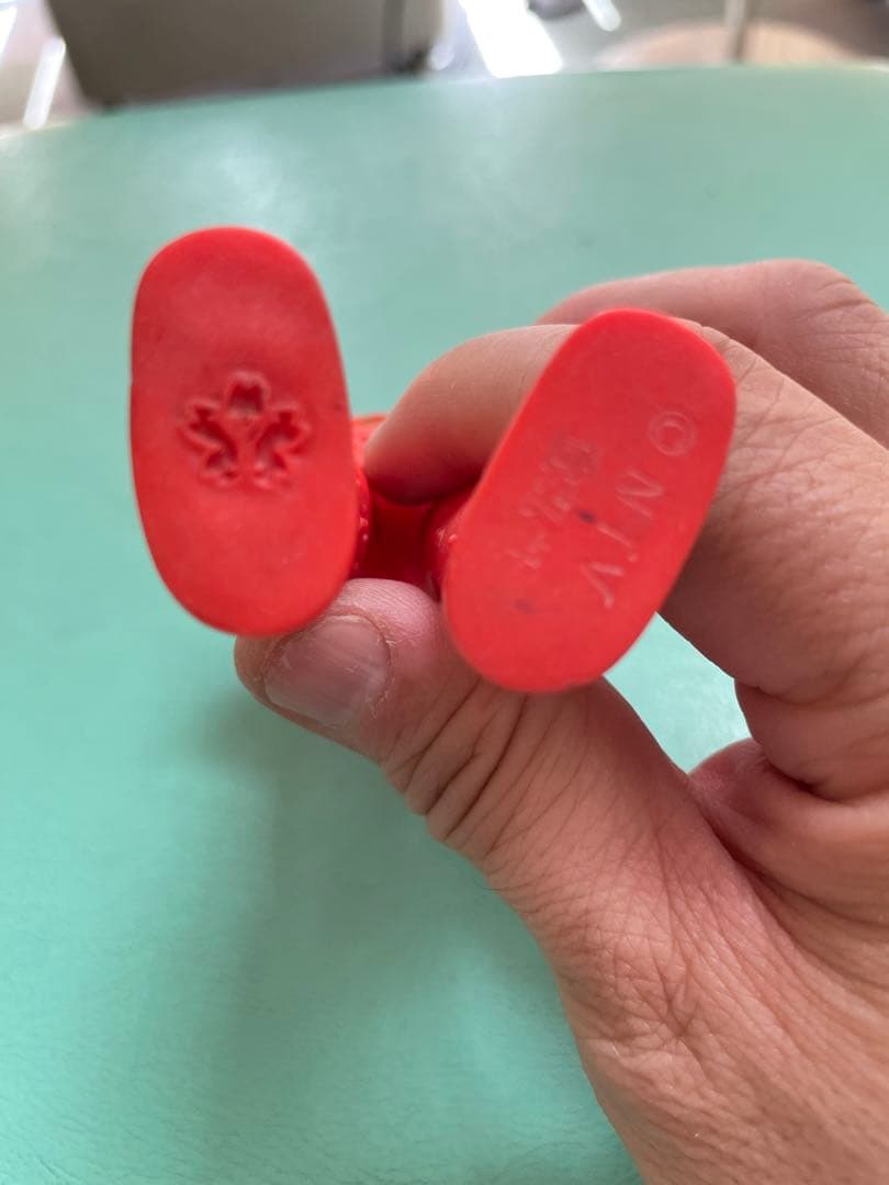 希少　レッドバロン　ソフビ　当時物　腕破損
