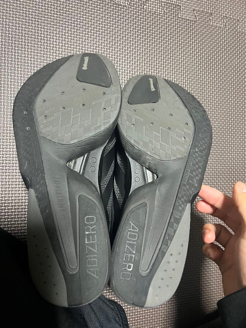 【中古美品】adidas ADIZERO BOSTON 13M 27.5cm
