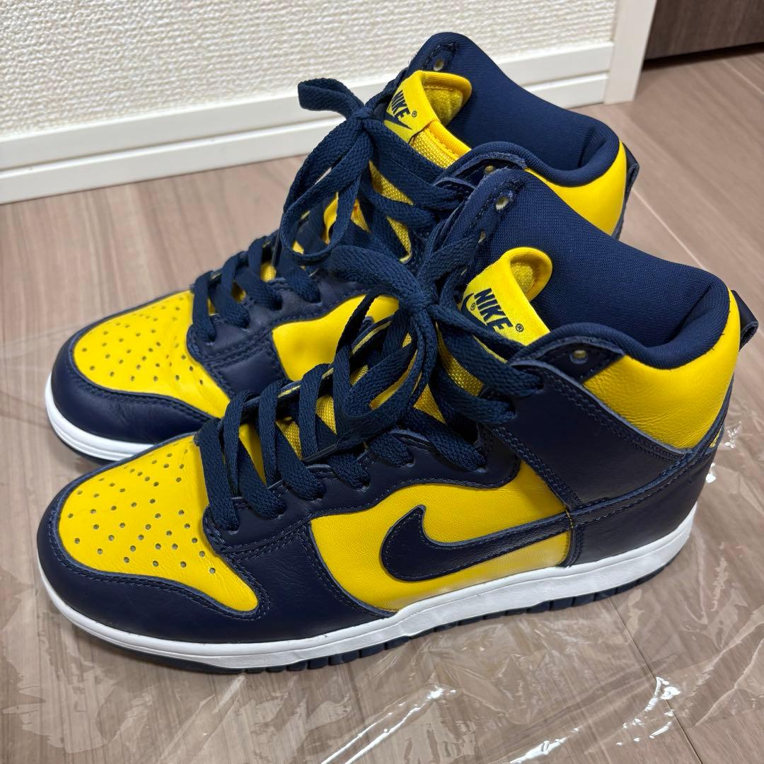 シューズ(男性用) NIKE Dunk High SP Retro 'Michigan' 24cm