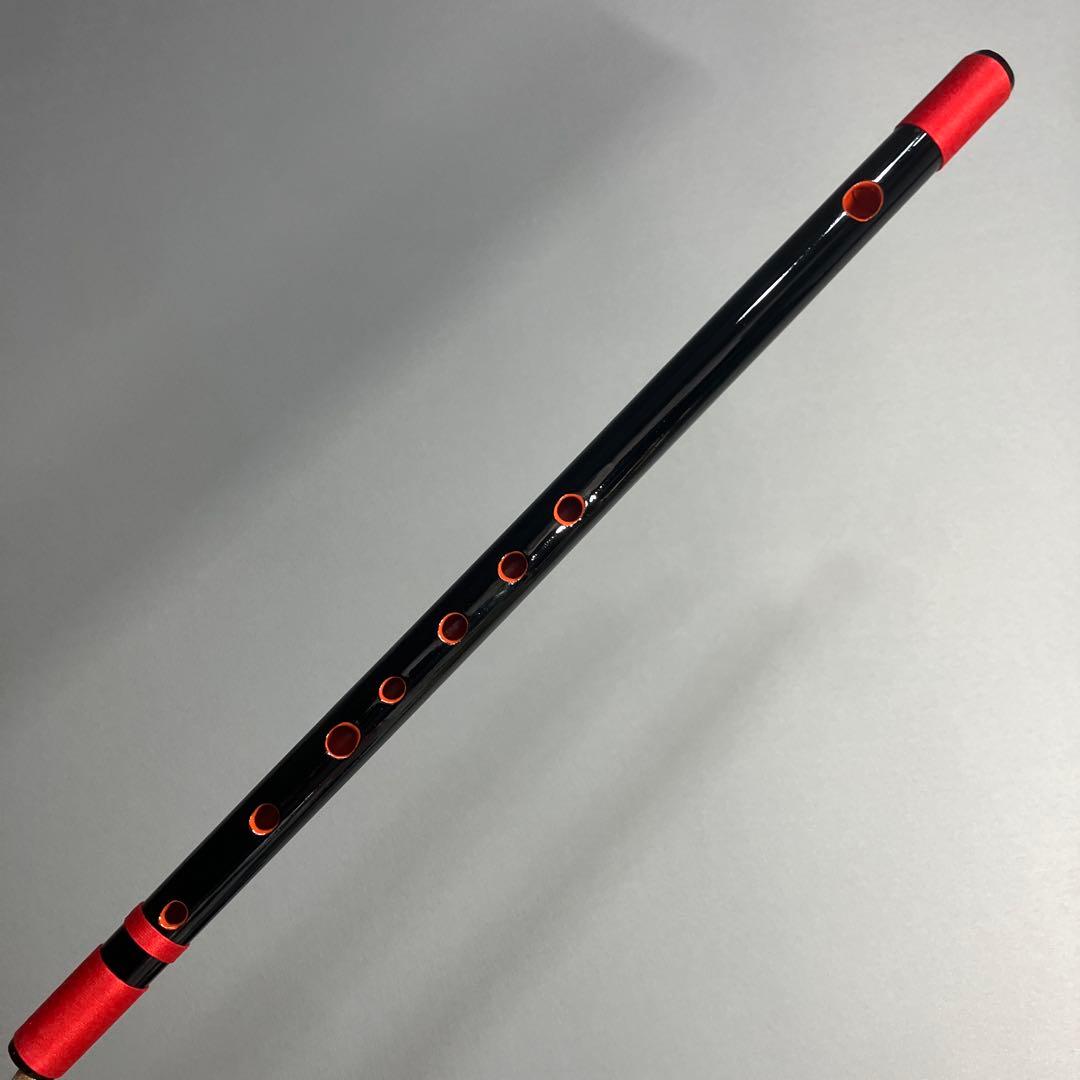 【篠笛七本調子 B菅】ドレミ調　天地糸巻西洋音階 竹笛 和楽器 MR7-142