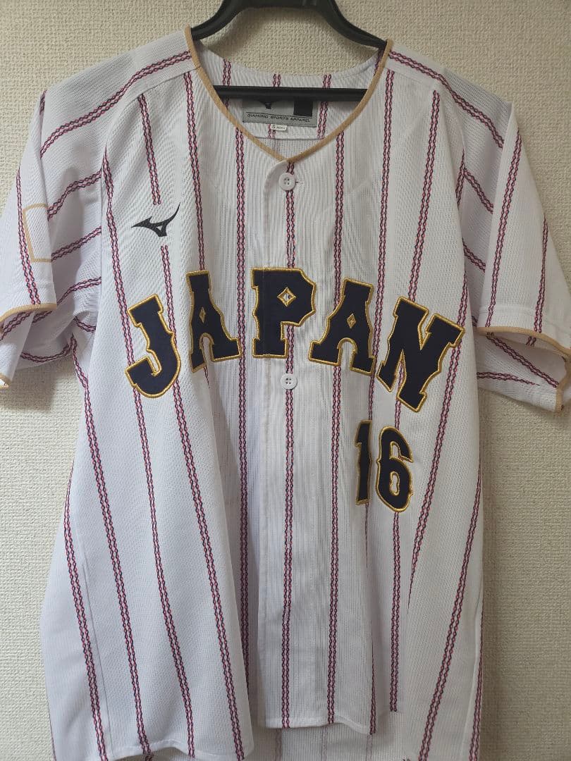 16 大谷 翔平 WBC2026 レプリカユニフォーム カンフーバットS