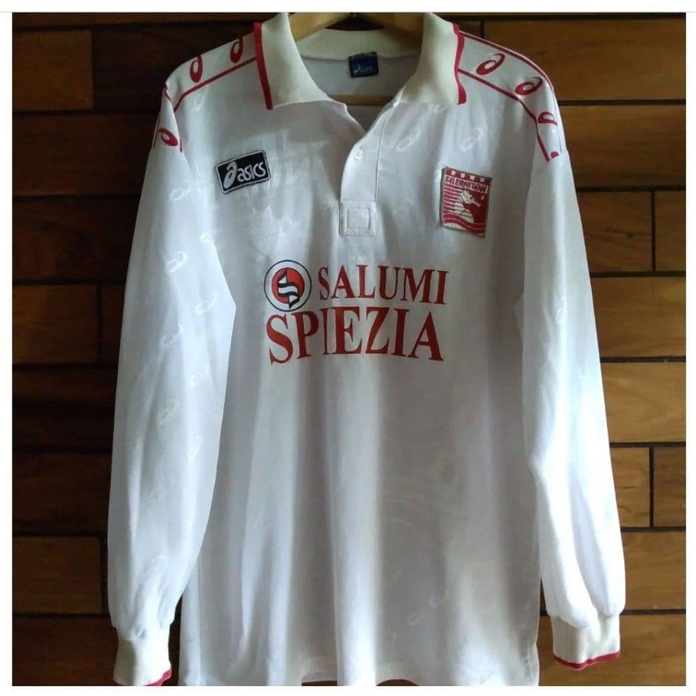 アシックス 90s サレルニターナ サッカー ユニフォーム サイズ XL