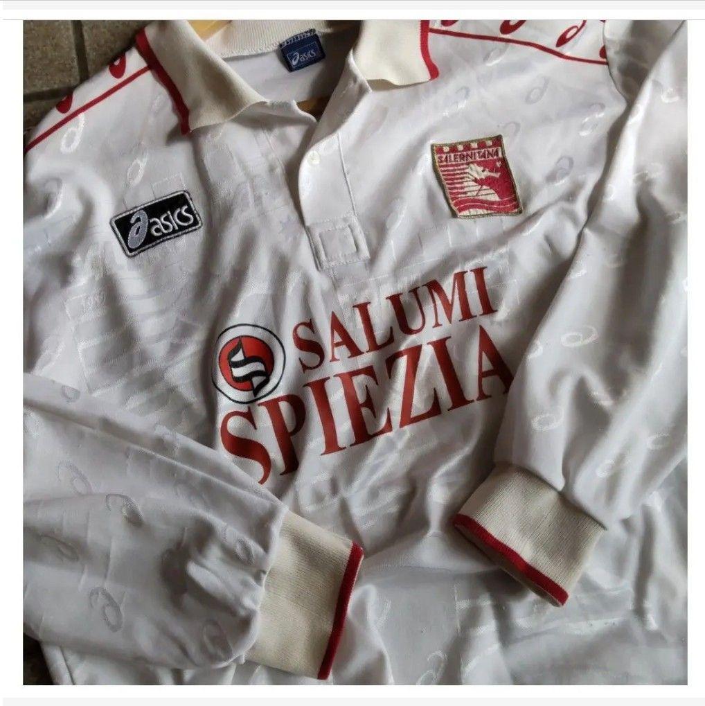 アシックス 90s サレルニターナ サッカー ユニフォーム サイズ XL