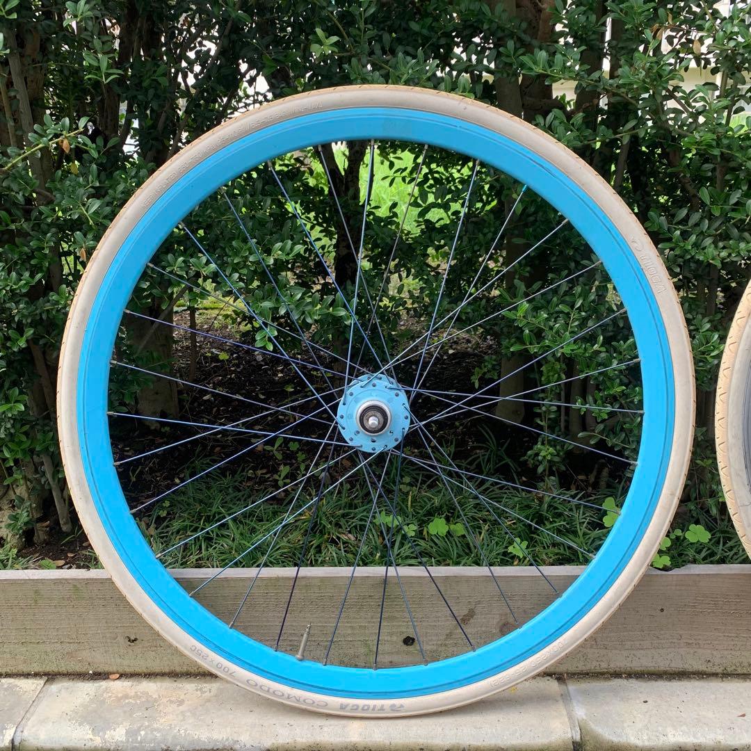 【発送可】SCHWINN ピストバイク フレーム&ホイールセット 現状品
