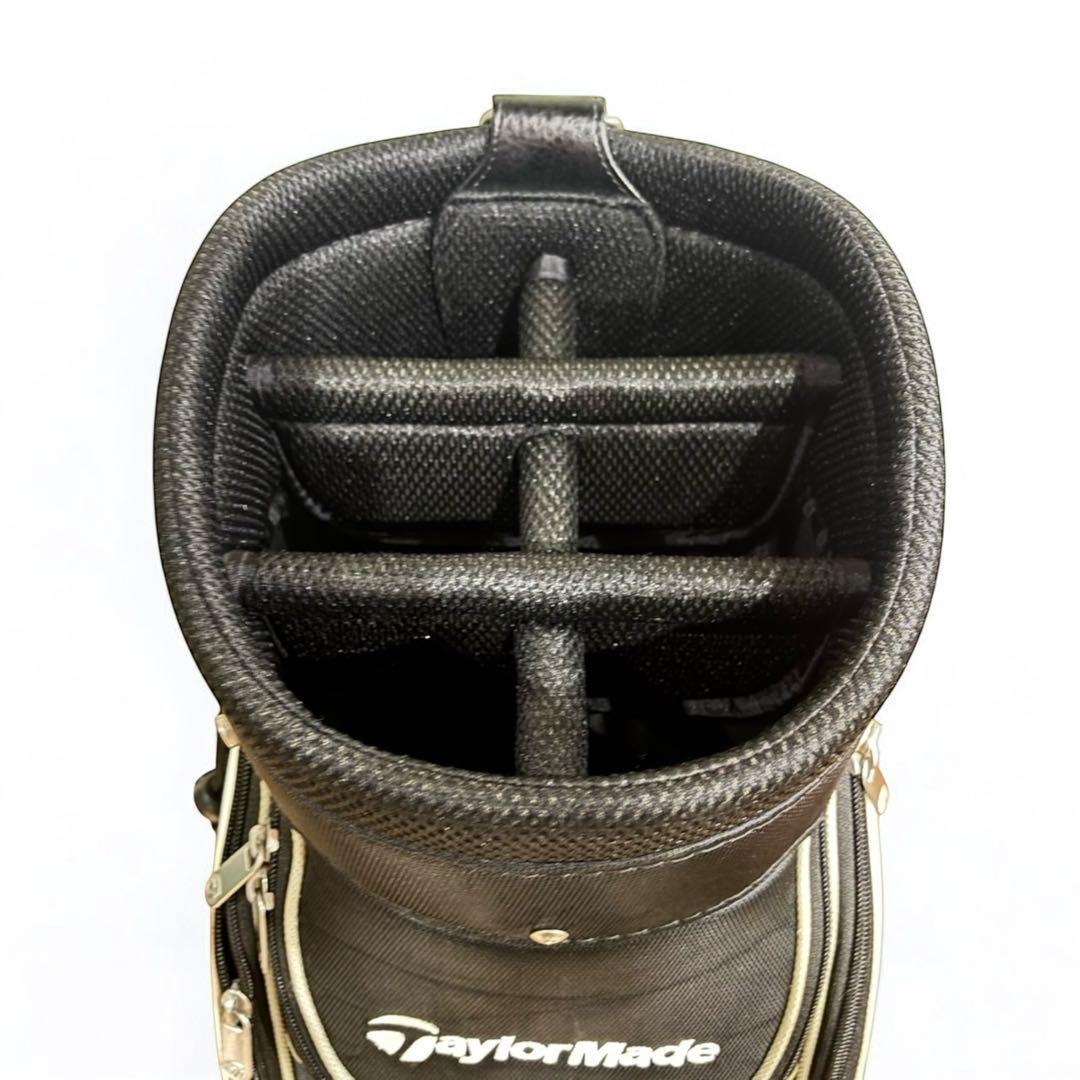【人気モデル】TaylorMade キャディバッグ 黒白 フード付 良品 ゴルフ