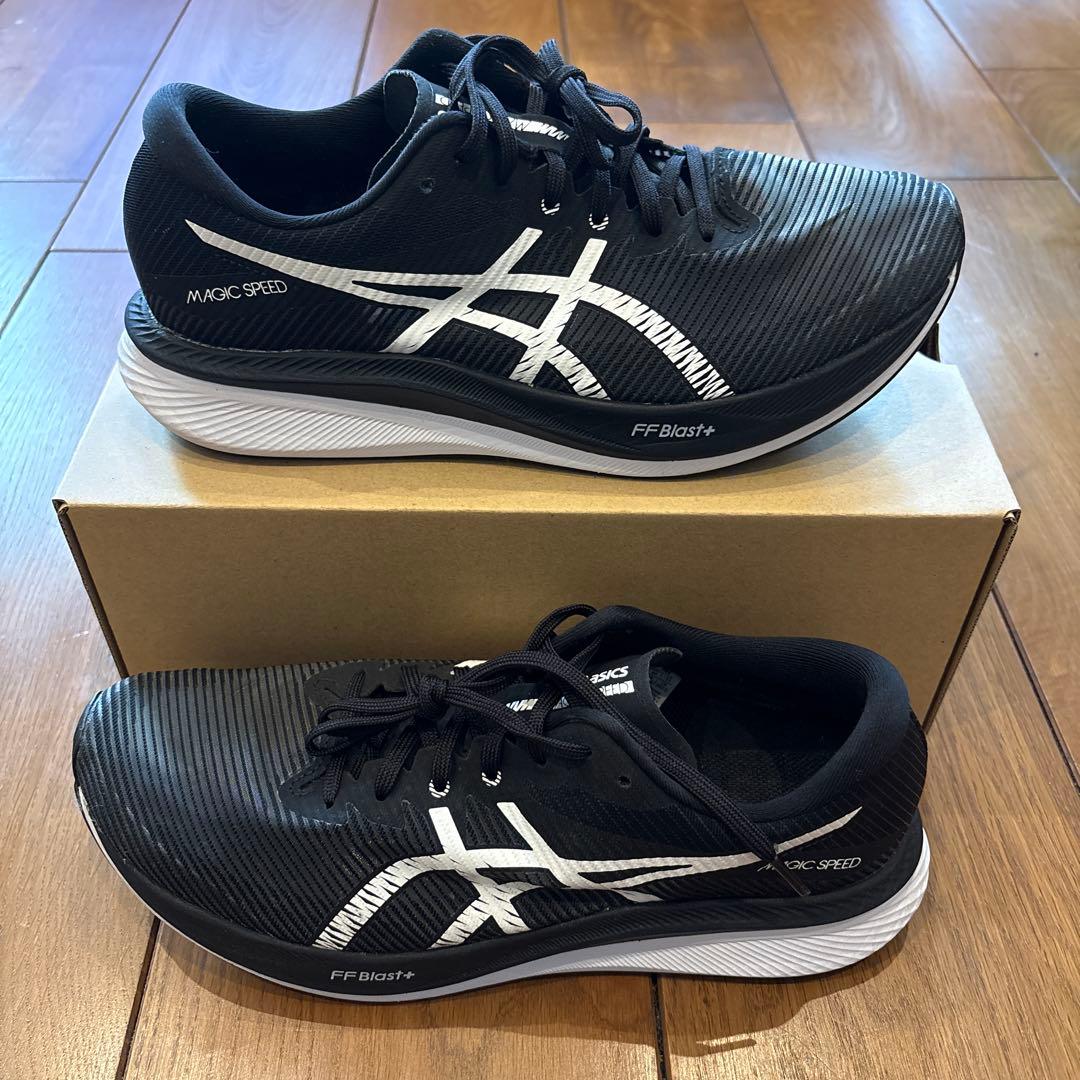 スパイク・シューズ ASICS MAGICSPEED3 28.5 WIDE BLACK/WHITE