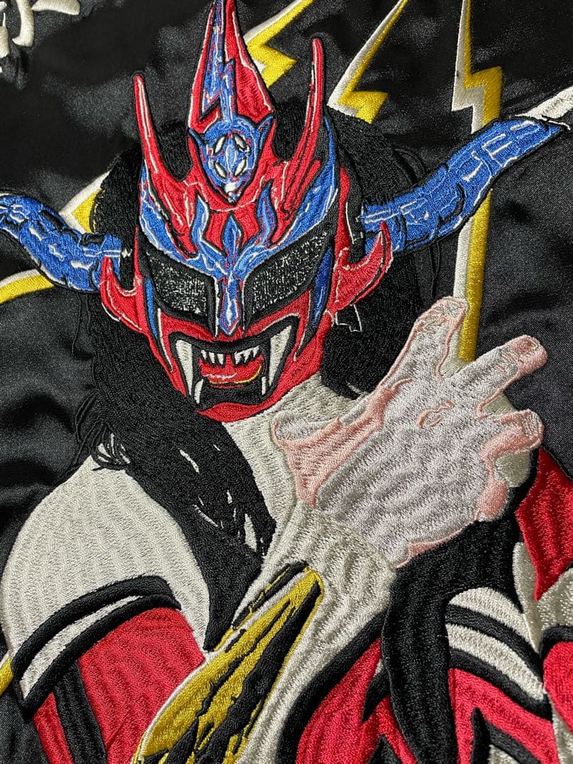 美品 引退記念 新日本プロレス スカジャン 獣神サンダー・ライガー