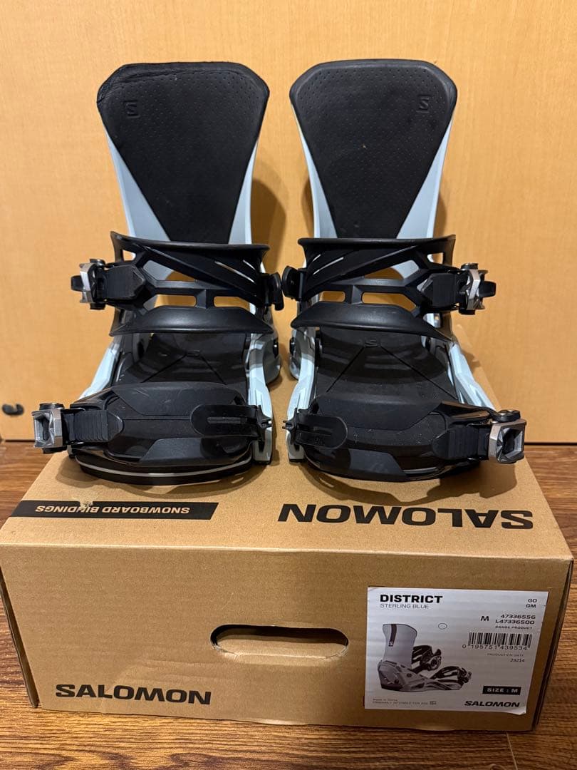SALOMON DISTRICT ビンディング M STERLING BLUE