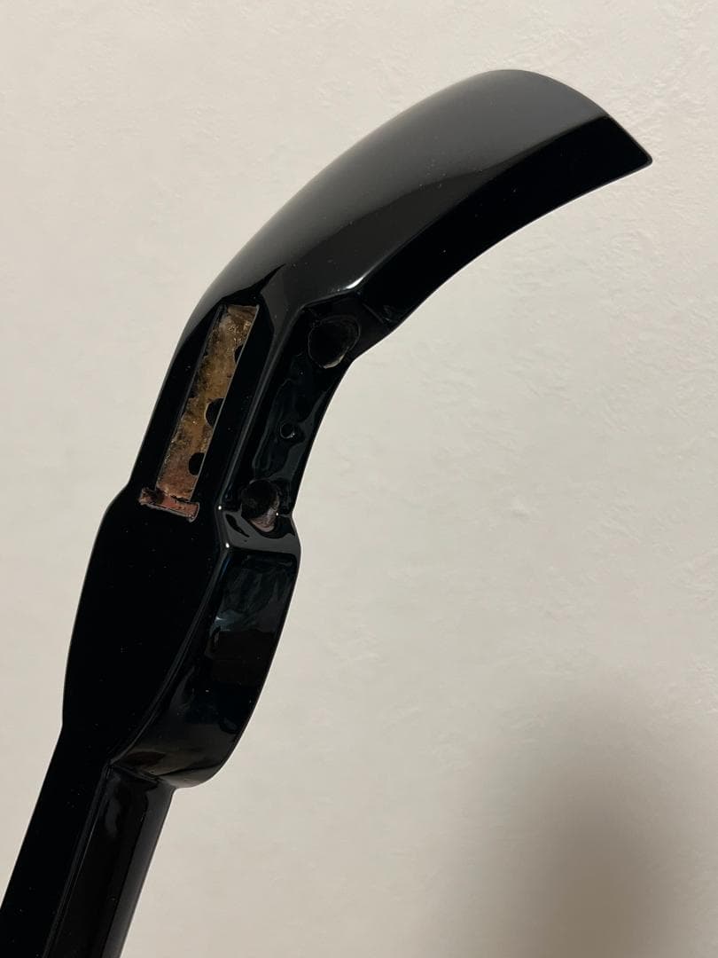 沖縄三線用　黒塗り　棹 （雑木） 真壁型