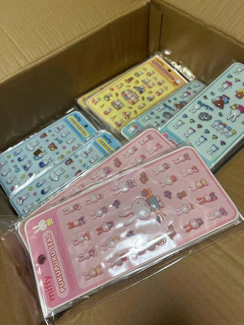【国内正規品】ミッフィー ぷくぷくシールセット　160枚（4種×各40枚）