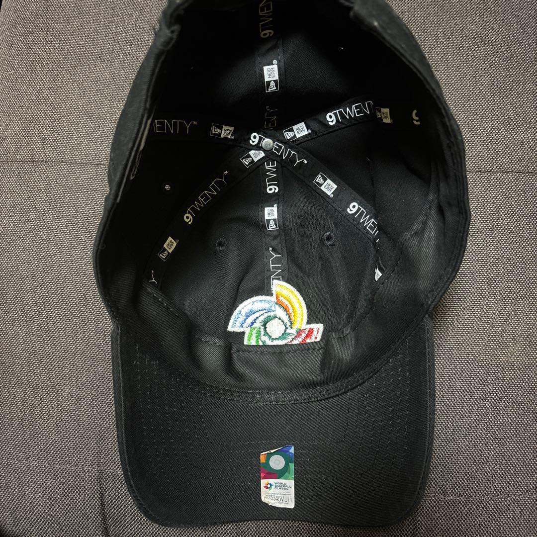 NEW ERA 9TWENTY 黒キャップ　WBCロゴ
