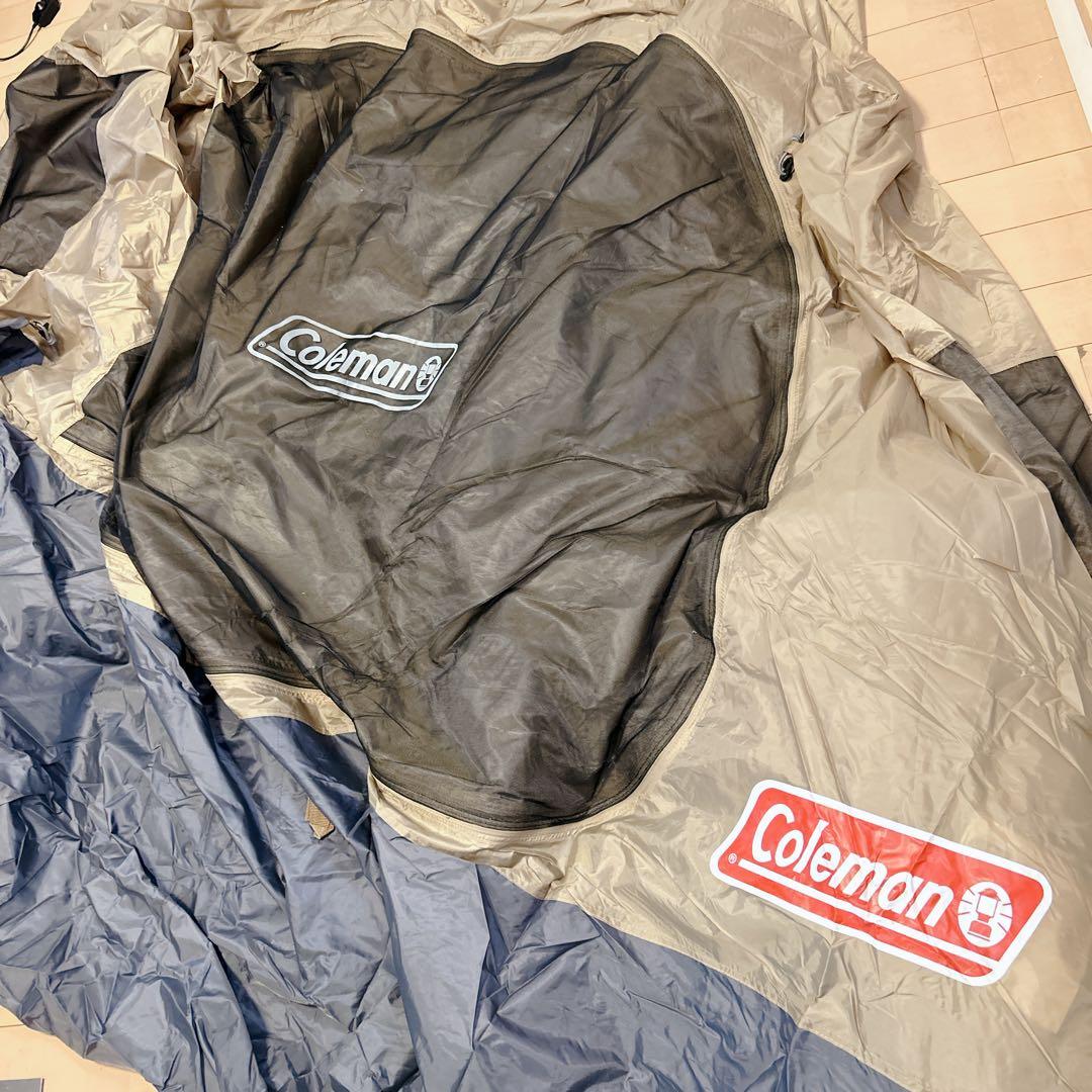 付属品完備 ラウンドスクリーン 2ルームハウス オリーブ×コヨーテ コールマン