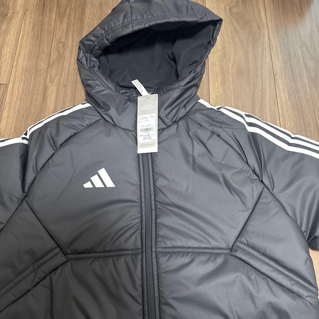 adidas ブラック ハーフコート Mサイズ