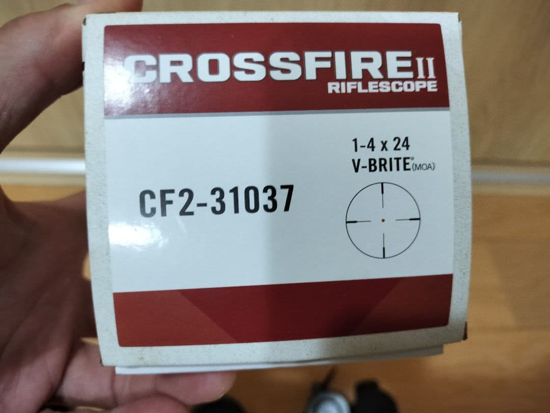 ライフルスコープ VORTEX CROSSFIRE Ⅱ 1-4x24 イルミ付き