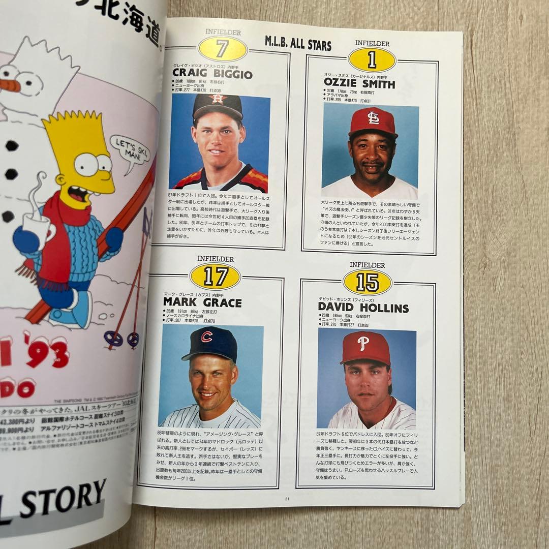 1992年　日米野球　公式プログラム　メジャーリーグ