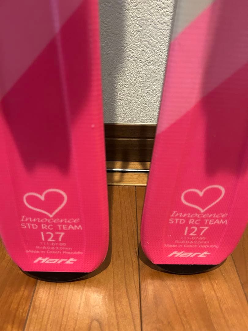 Hart スキー　板　ビンディング前後調整可能