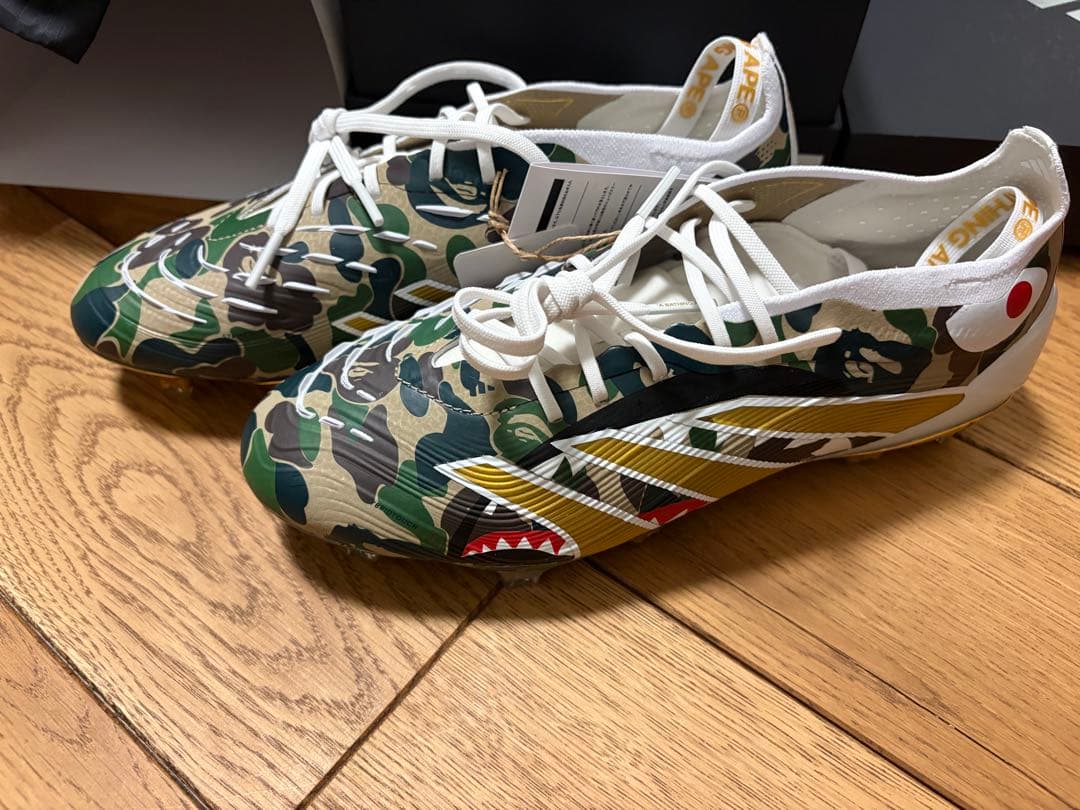 「たけ」25cm BAPE ADIDAS プレデターエリートフォールディン