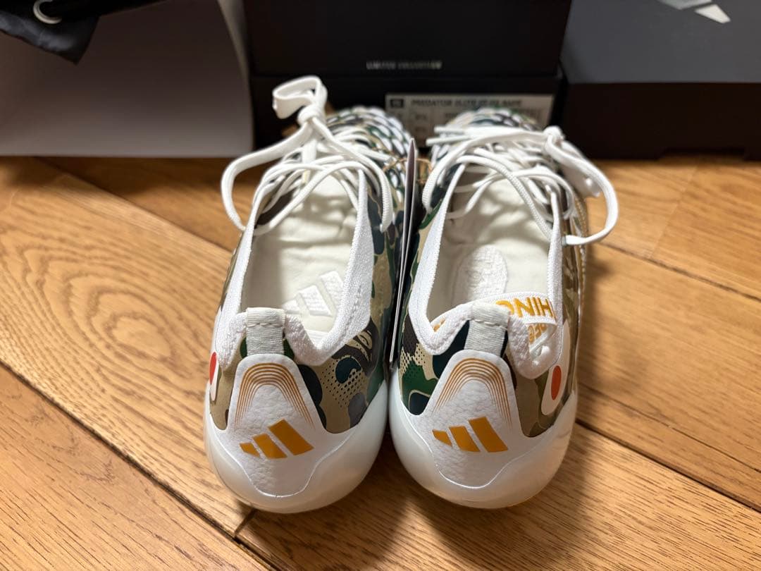 「たけ」25cm BAPE ADIDAS プレデターエリートフォールディン