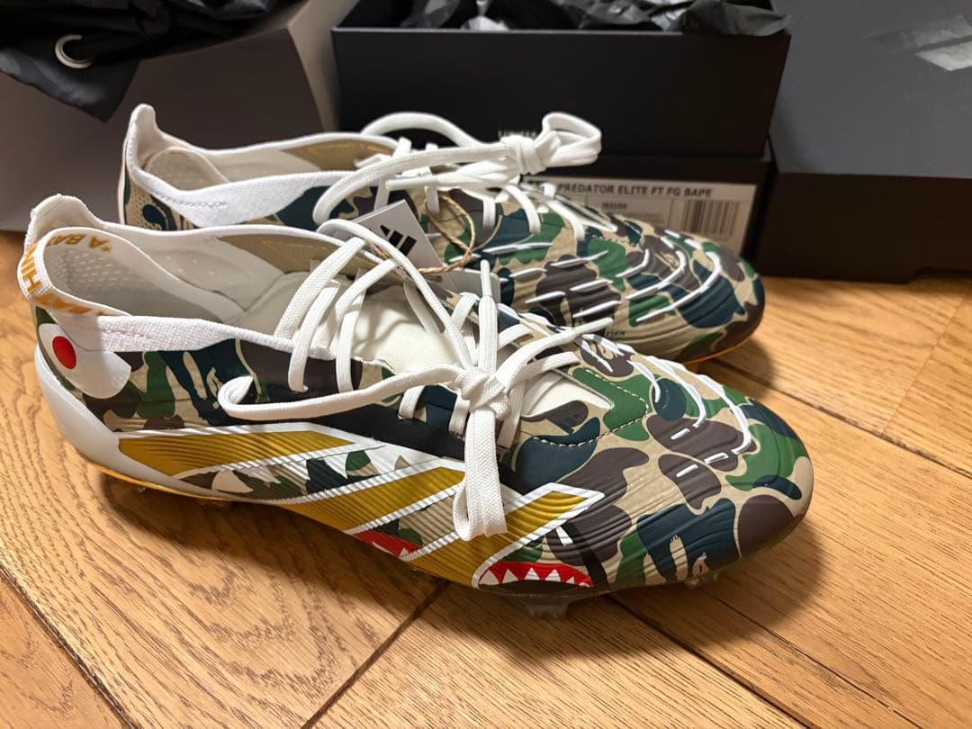 「たけ」25cm BAPE ADIDAS プレデターエリートフォールディン