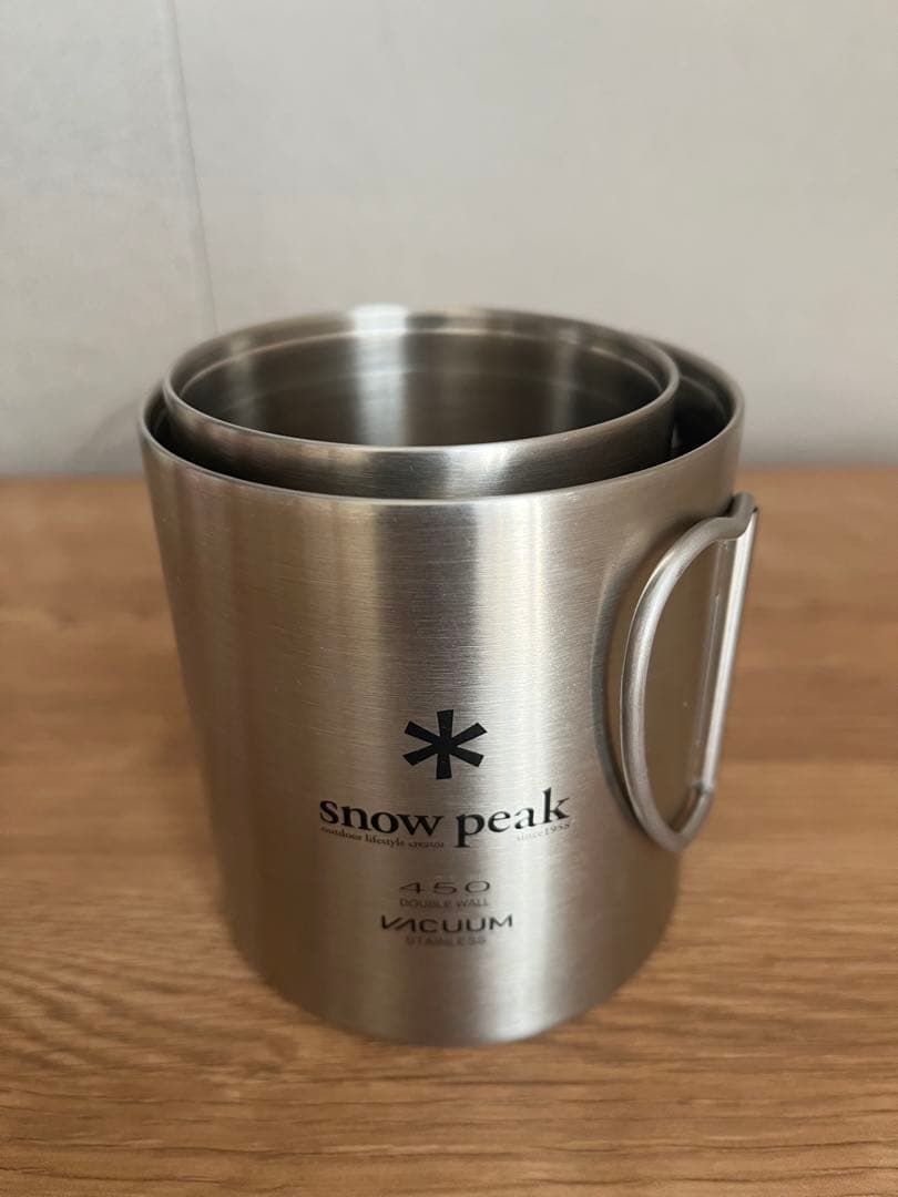  peak ステンレス ダブルウォールマグ　マグカップ　450 300